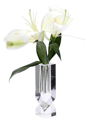 Juxyes Florero De Flores De Cristal Flor Flor De Vidrio Flor