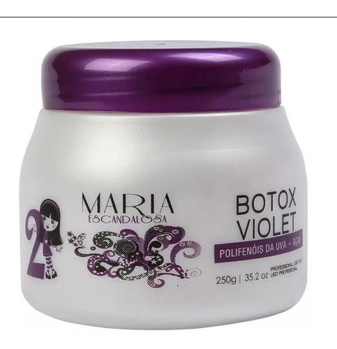 Botox Capilar Matizador Violeta Maria Escandalosa 250 Grs.
