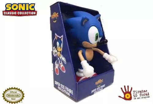 Sonic Grande Super Size Boneco Original-23cm Coleção Grande