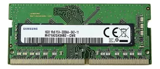 Memoria RAM gamer color verde 16GB 1 Samsung M471A2K43DB1-CWE