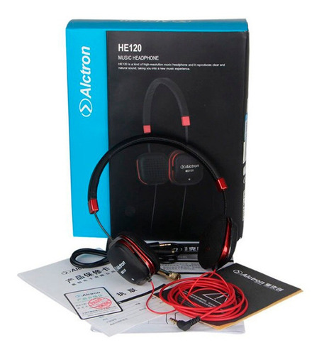 Imagen 4 de 10 de Auricular Urbano Retro Vincha Over Ear Alctron He120
