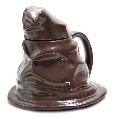 Imagen 2 de 4 de Taza 3d Harry Potter Sombrero Seleccionador Licencia Oficial