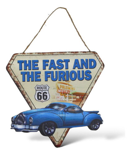 Cuadro Decorativo Fast And Furious 29x28.5cm