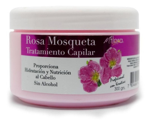 Crema De Tratamiento Capilar Rosa Mosqueta Mflora 300 Grs