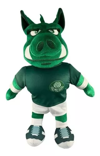 Boneco Mascote de Futebol Javali Palmeiras