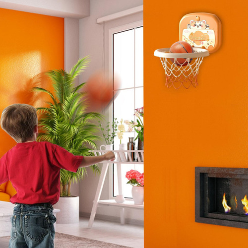 A Aro De Baloncesto Interior Montado En La Pared Aro De