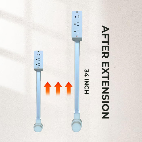 Tomada Giratória Extensível, Gira 180°, Expansor De Plugue
