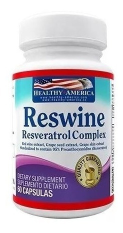 Reswine Resveratol Complex X 60 Capsulas Healthy America