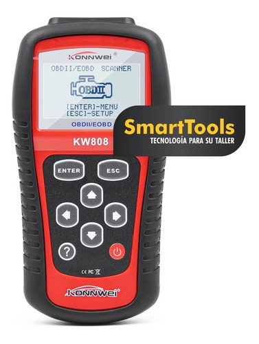 Imagen 2 de 6 de Scanner Automotriz Obd2 Konnwei Kw808 Portatil Autos