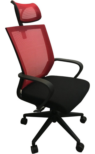 Sillon Escritorio Ejecutiva 923 Roja Reforzadas 150k