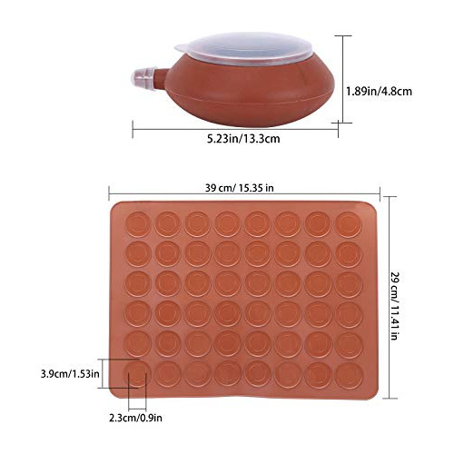 Nactech 48 Capacidad Macaron Silicona Hornear Jkv4d
