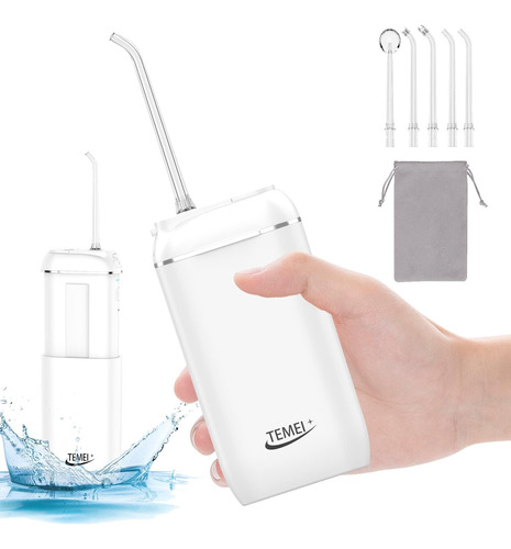 Temei Portable Water Flosser Para Viajes Y Hogar: 3 Modos Co