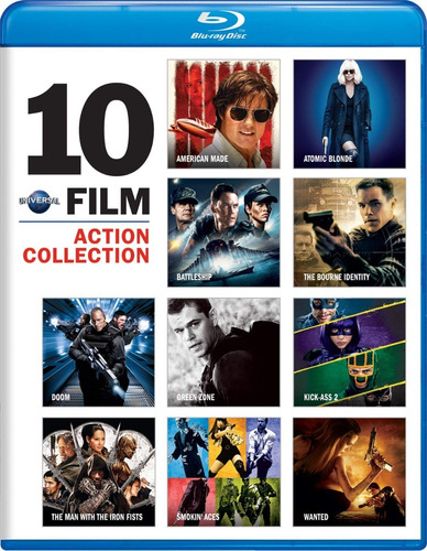 Universal 10 Film Action Collection Bluray Película Nuevo 