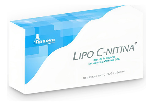 Lipo C-nitina 10ml Ampollas Anticelulitis Denova