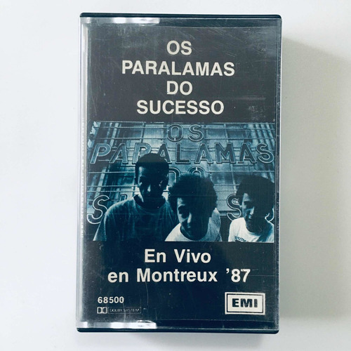 Os Paralamas Do Sucesso En Vivo Montreux 87 Cassette Nuevo