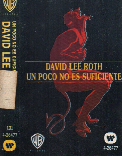 Cassette David Lee Roth Un Poco No Es Suficiente Estándar