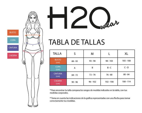 Mujer Top Bikini H2o Wear  Triángulo Fijo Burdeo 