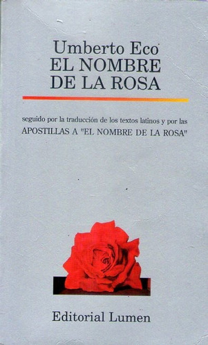 El Nombre De La Rosa 