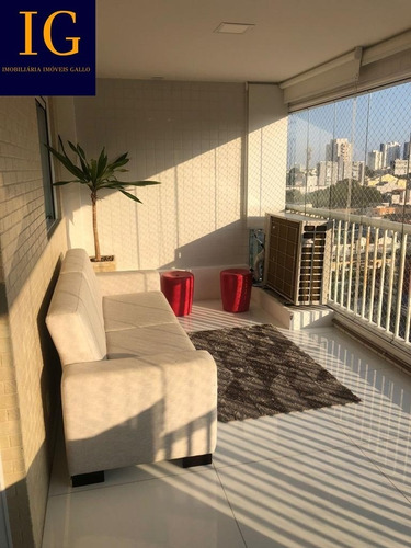 Imagem 3 de 30 de Apartamento Em São Caetano Com 144 Metros 3 Dormitórios 3 Vagas + Depósito - Cond- Isla - 68465263