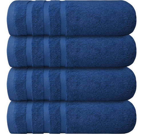 Toallas De Baño Premium Azul Marino, Grandes, 700 G/m², 100 