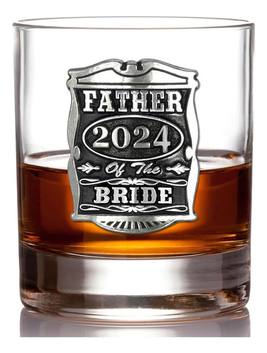 English Pewter Company 11oz Padre De La Novia Vaso Whisky An