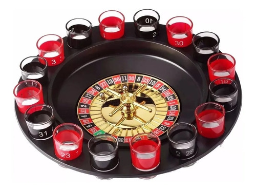 Juego De Ruleta Casino De Shots Cortitos Alcohol Chupitos