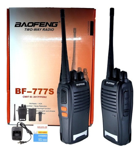 Rádios Comunicador Vhf/uhf/fm Baofeng 777s Profissional 16 C