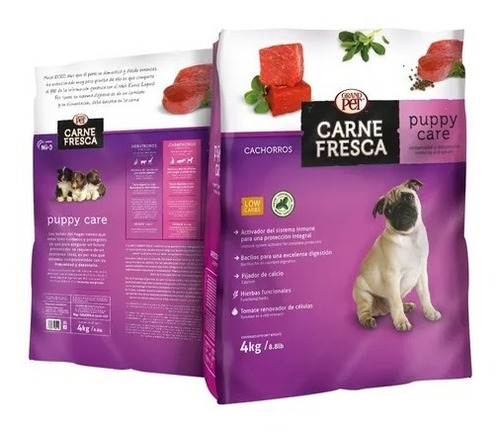 Alimento Para Perro Carne Fresca Puppy Care 4 Kg Cachorros