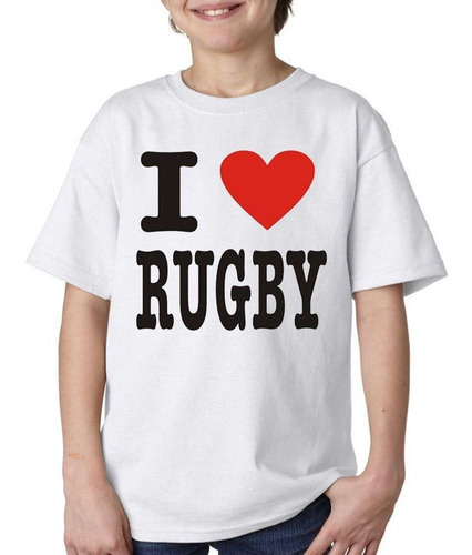 Remera De Niño A Pedido Con La Imagen De Rugby Que Quieras