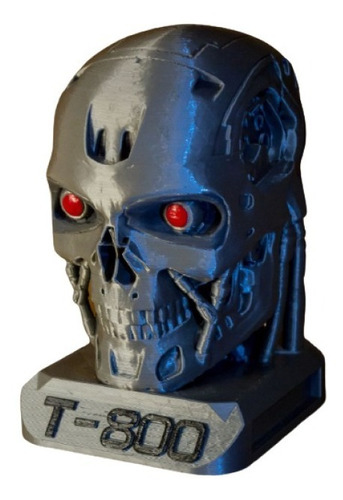  Cabeza Sobre Base T-800 - 3d Pelicula Terminator