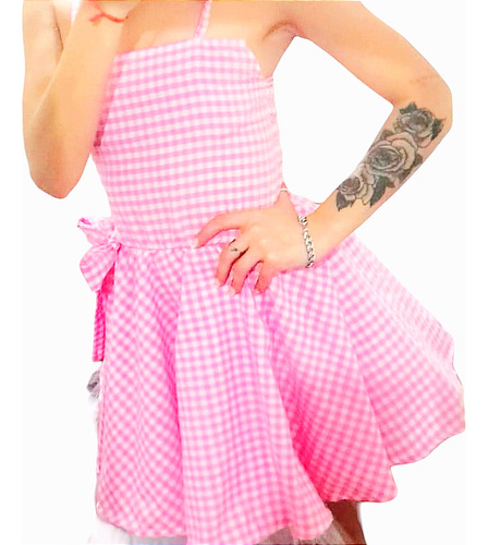 Disfraz Barbie Adulto Vestido Película De Diseño Lets'play 