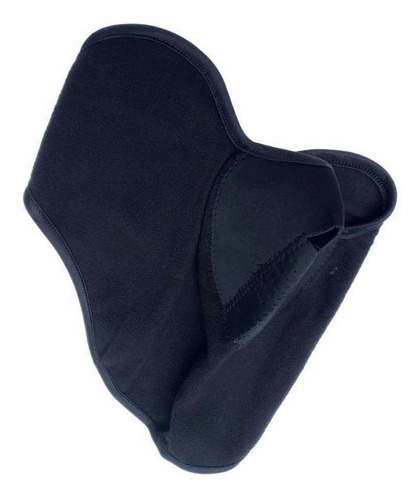 Cuello Barbijo Micro Polar Neoprene Sky Moto Belcro Negro