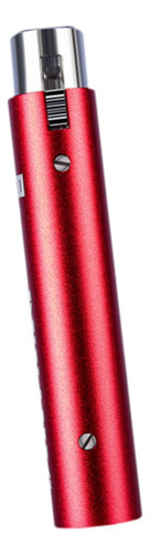 Amplificador De Microfone Dinâmico Vermelho