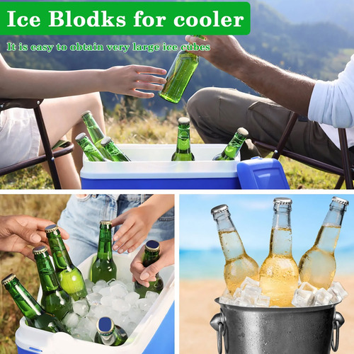 Para Moldes Para Cubitos De Hielo De Silicona Apilables,