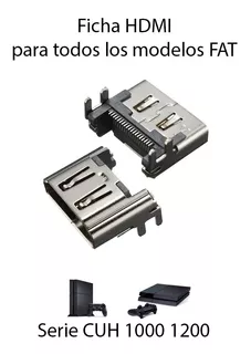 Ficha Conector Hdmi Para Playstation 4 Ps4 Modelo Original