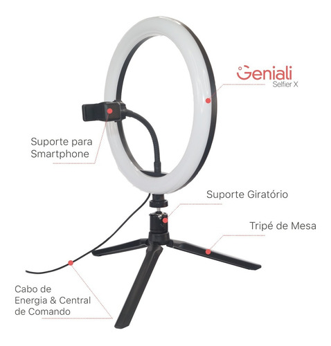 Ring Light Geniali Para Youtuber Vídeos Tik Tok Stories Live