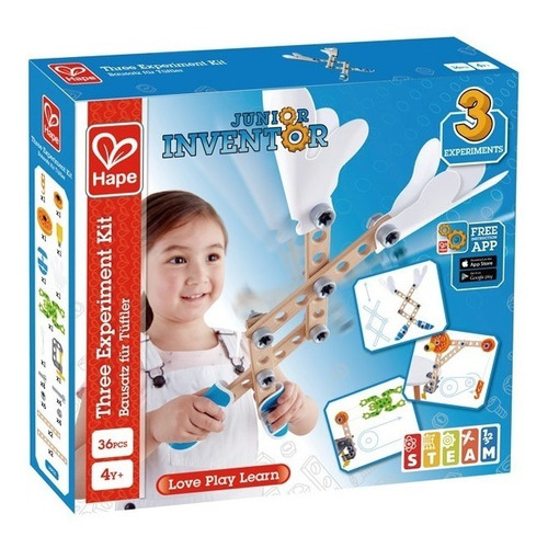 Kit De Tres Experimentos Hape Junior Inventor