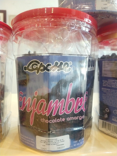 Enjambre Laposse .950 Grms Chocolate Amargo, Cereal Y Pasas