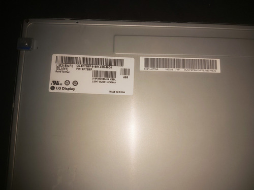 Pantalla Aio Mod. Lm215wf3 21 Pgs Sin Touch (Usado)