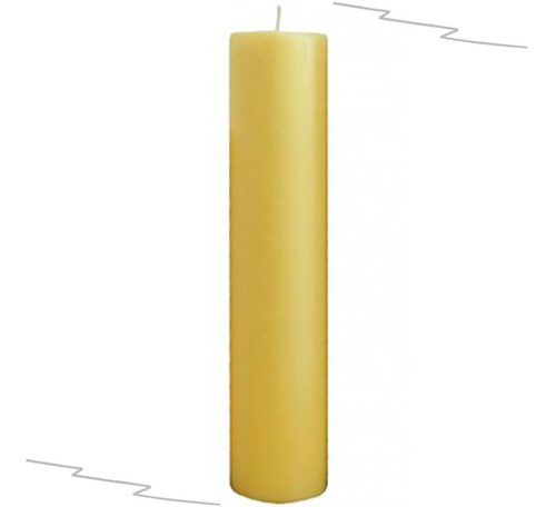 Vela Para Altar Amarela 30 X 7 Cm - Rápido Cor Amarelo