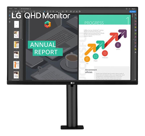 Monitor Gamer LG 27qn880 Led 27   Negro 100v/240v