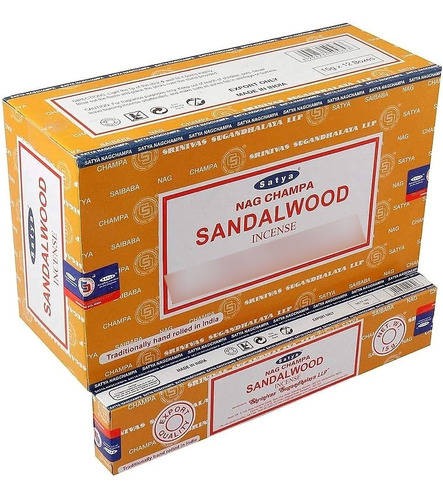 Nag Champa Incienso - Sandalwood - Importado - 15gr