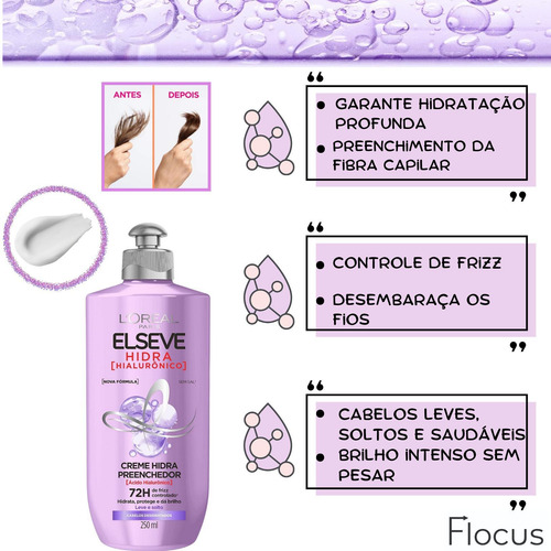 Kit Elseve Pure Hialurônico Shampoo Micelar Antioleosidade