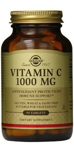 Solgar - Vitamina C, 1000 Mg, 90 Comprimidos 