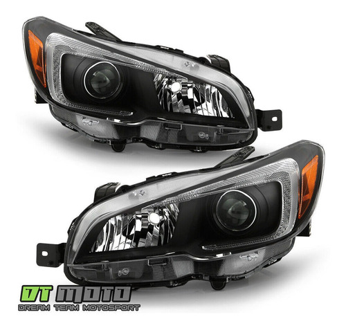 Par Faros Negro Interior Subaru Wrx Sti 2015 2.5l