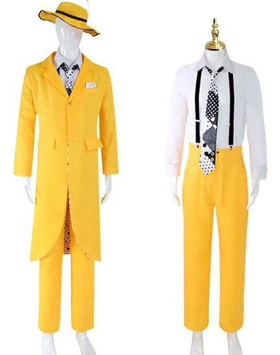 Conjunto De Disfraz De Cosplay De Jim Carrey, De Blazer Suit