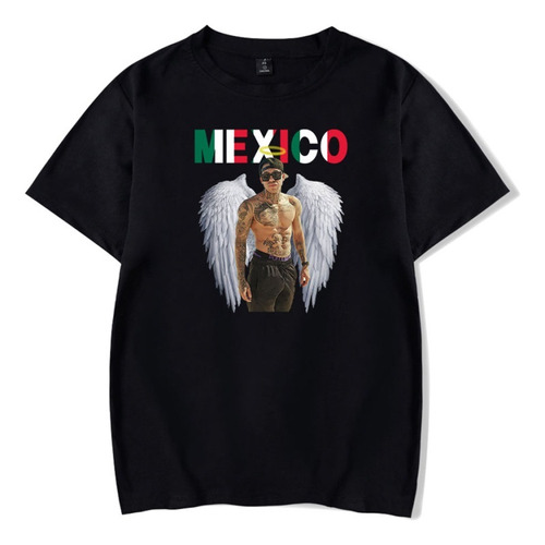 Playera Lefty Sm Rapper Rip Para Hombre, Manga Corta, Mujer