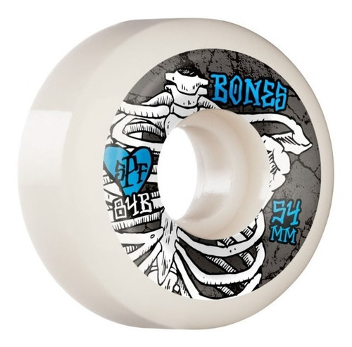 Ruedas De Skate Bones Rapture 54 Mm 84b Spf Sidecut