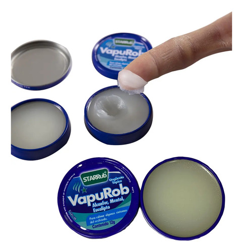Ungüento Mentol Crema Pomada De Eucalipto Congestión Picor