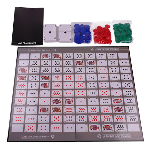 Sequence Clasico Juego De Mesa Estrategia 104pcs